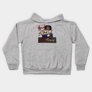 Brian Redban From Kill Tony Illustration (Navy Blue) Kids Hoodie